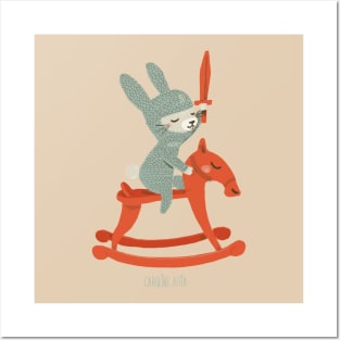 Knight Rabbit Posters and Art